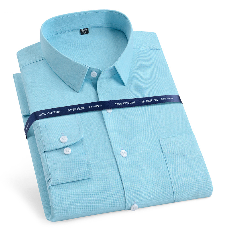 Oversize 11XL 10XL 9XL  Qualit - Oxford Cotton Casual Shirt Business review and price