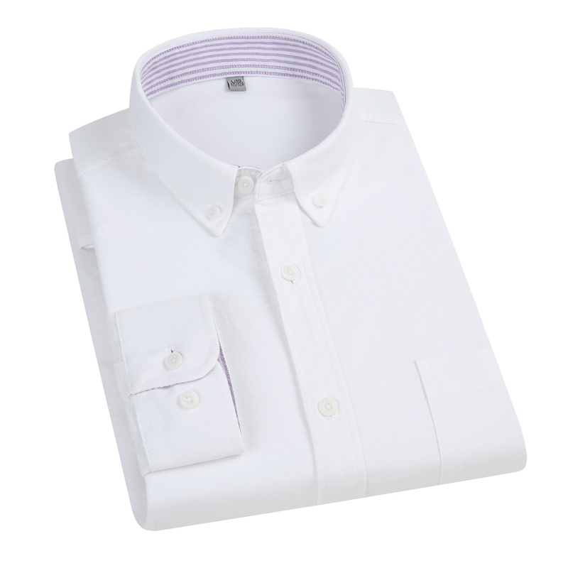 5XL Oxford 100 % Cotton Long S - Oxford Cotton Casual Shirt Business review and price