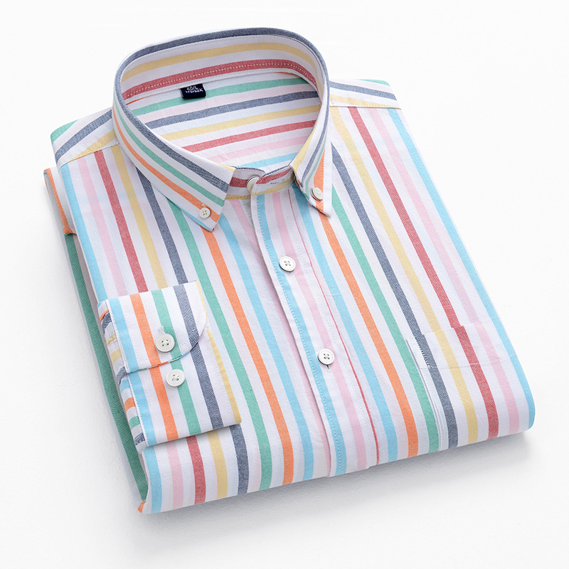 5XL Oxford 100 % Cotton Long S - Oxford Cotton Casual Shirt Business review and price
