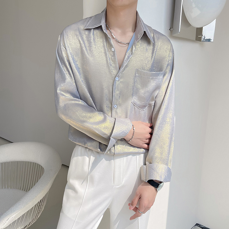 Sexy Silk Satin Shirts for Men - Mens Satin Silk Dress Shirt review and price