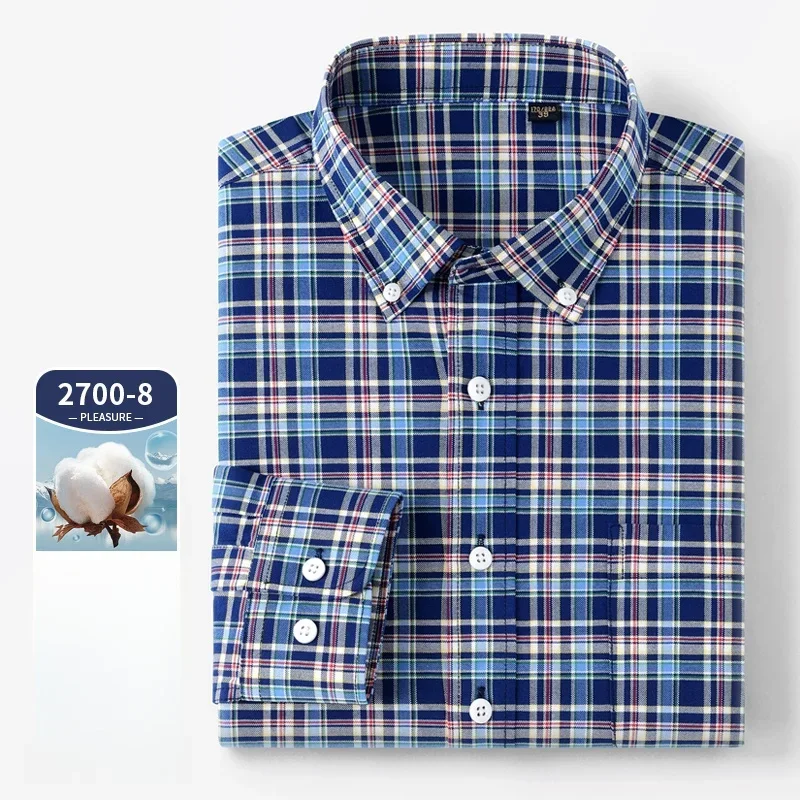 High Quality Long sleeve Shirt - Oxford Cotton Casual Shirt Business review and price