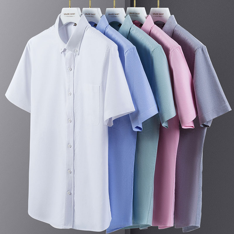 Summer new 100% cotton Oxford  - Oxford Cotton Casual Shirt Business review and price