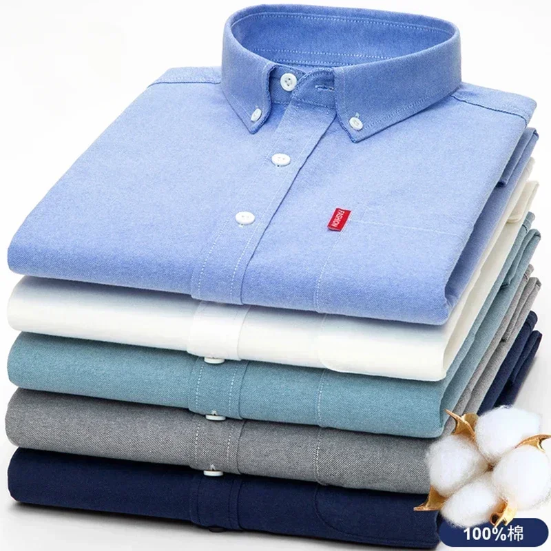 100% Pure Cotton Men's Solid C - Oxford Cotton Casual Shirt Business review and price