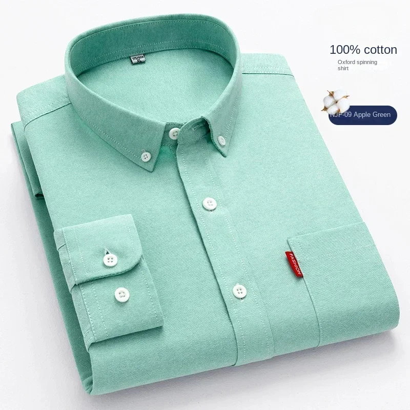 100% Pure Cotton Men's Solid C - Oxford Cotton Casual Shirt Business review and price