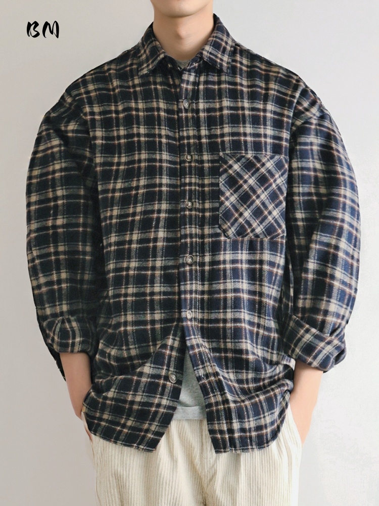 ‌Japanese Vintage Heavyweight  - Flannel Plaid Shirt Heavy Weight review and price