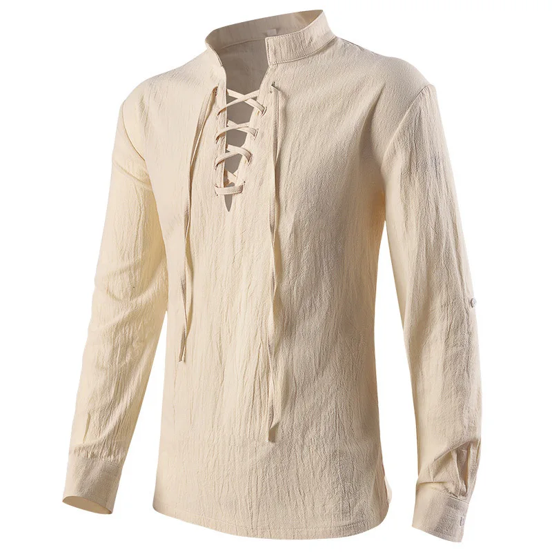 Medieval Shirts Gothic Steampu - Medieval Gothic Lace Up Pirate Shirt review and price