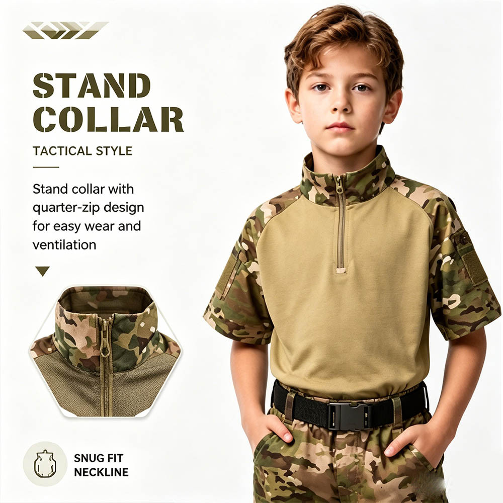 Kids Camouflage Tactical Frog  - Tactical Military Shirt Cargo review and price