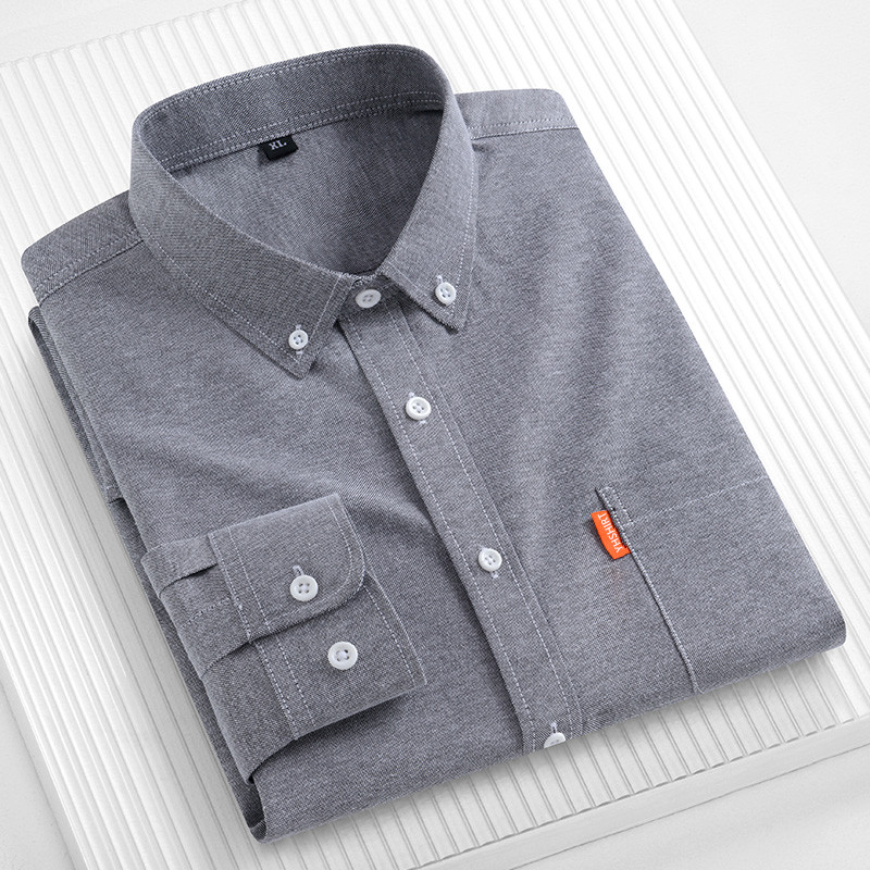 100% Pure Cotton Men's Busines - Oxford Cotton Casual Shirt Business review and price