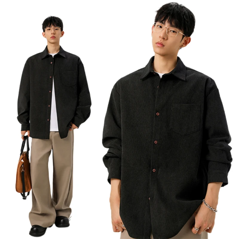 Male Button‑Up Corduroy Top La - Corduroy Button Up Shirt Men review and price