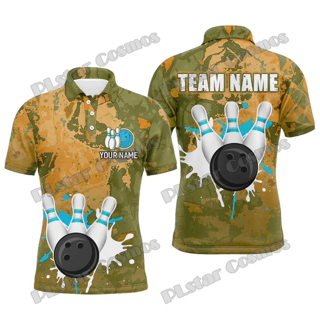Retro Bowling Water Milk Multi - Short Sleeve Bowling Shirt Retro review and price