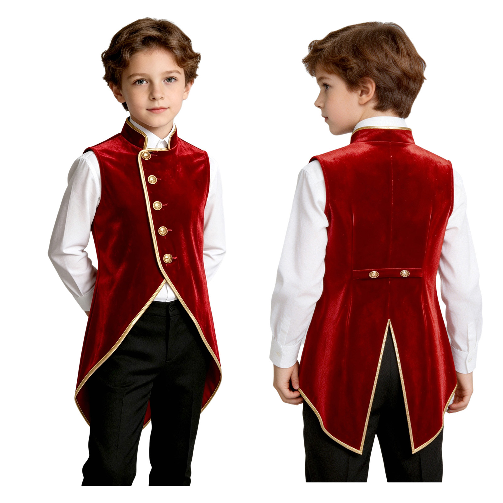 Boys Retro Medieval Velvet Tai - Jackets review and price