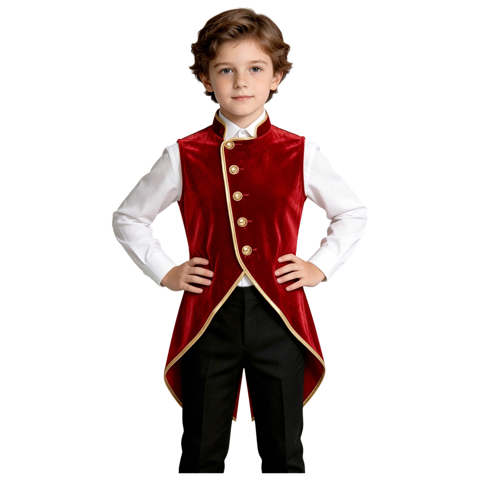 Boys Retro Medieval Velvet Tai - Jackets review and price