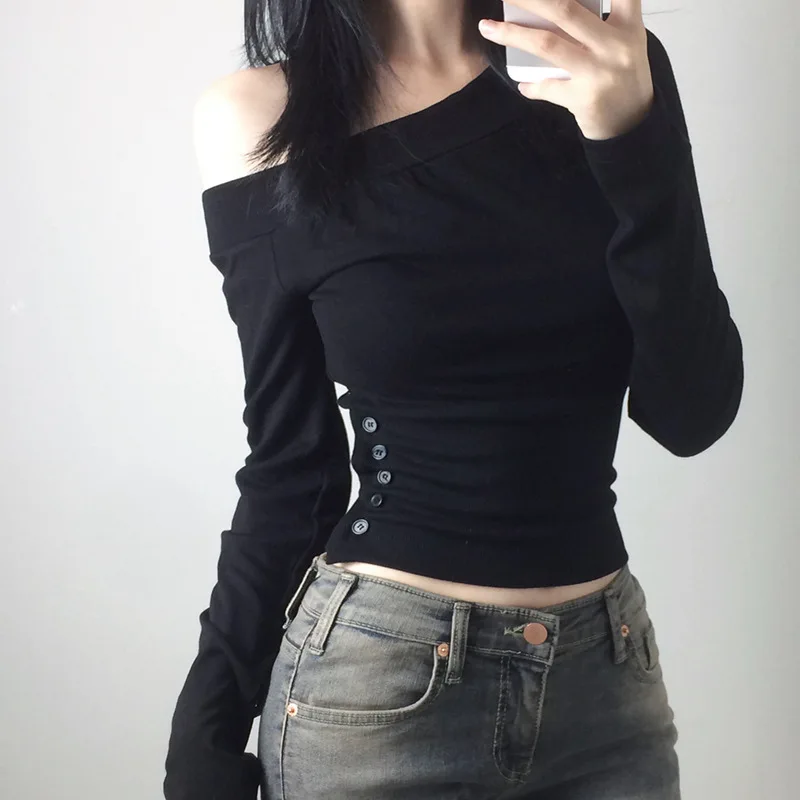 Y2K Vintage Pleated Button T-S - T-Shirts review and price