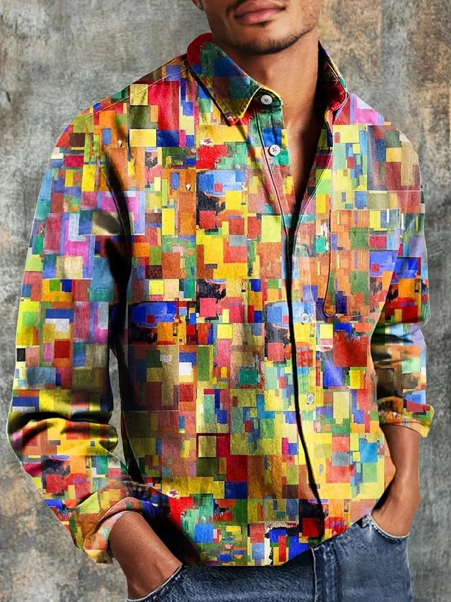 Men's Fashion Casual Fashion P - Mens Linen Shirt Long Sleeve review and price