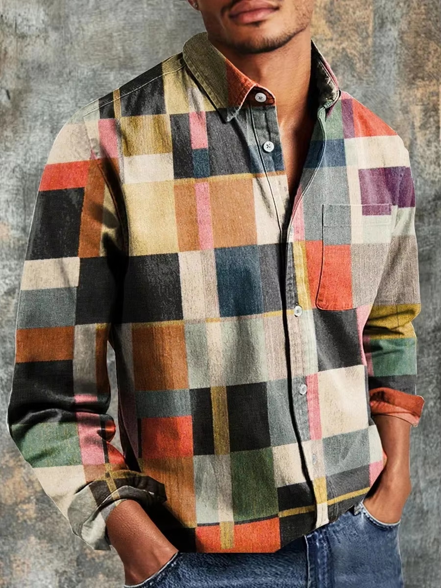 Men's Fashion Casual Fashion P - Mens Linen Shirt Long Sleeve review and price