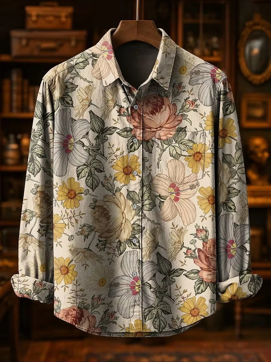 Men's Fashion Casual Fashion P - Mens Linen Shirt Long Sleeve review and price